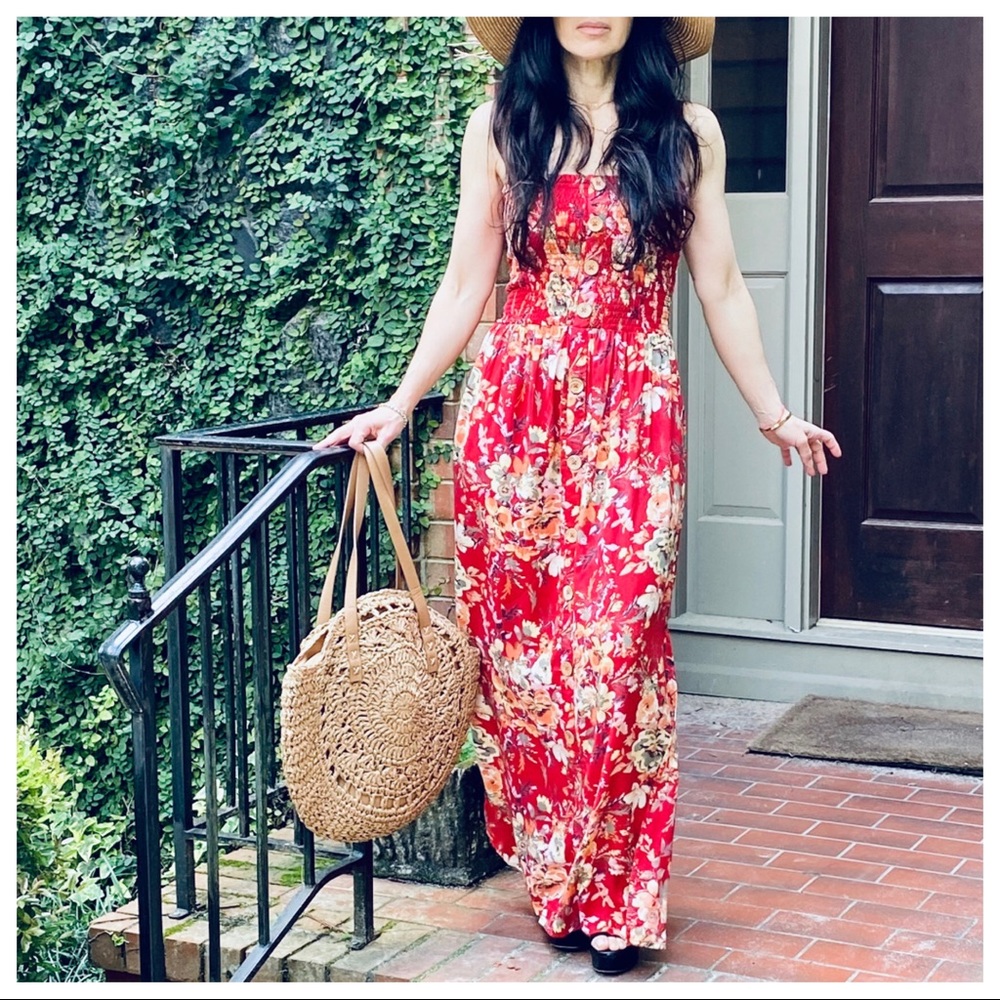 ✨LAST ONE✨SUMMER PRINT SLEEVELESS MAXI DRESS - Picture 7 of 8